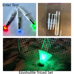 Ezyshuttle tubi di volani 7g con luce led